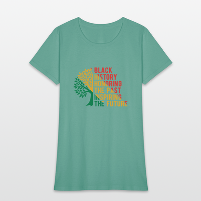 Black History - Women's T-Shirt - aquatic