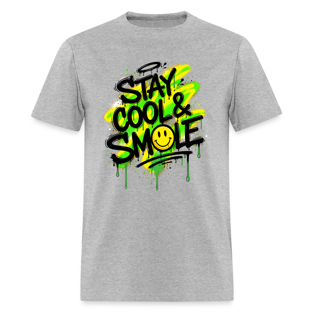 Stay Cool - Graffiti Men's T-Shirt - heather gray