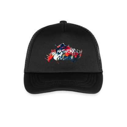 Spray Paint - DS Kid's Trucker Cap - black