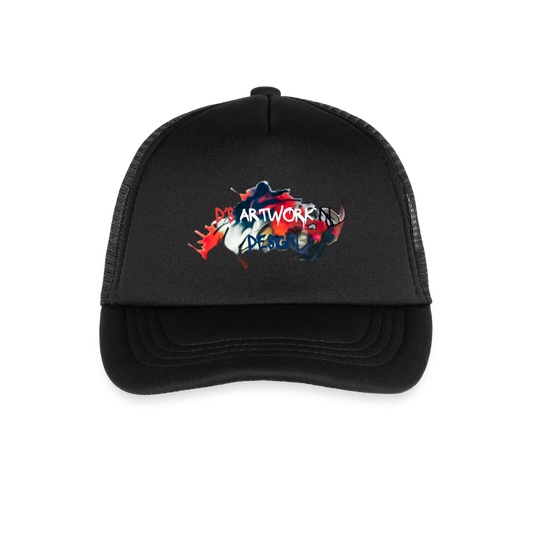 Spray Paint - DS Kid's Trucker Cap - black
