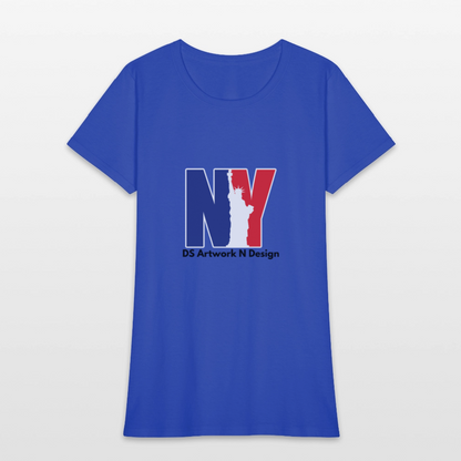 NY - Women's T-Shirt - royal blue