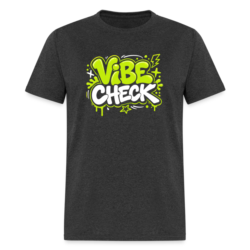Vibe Check - Men's T-Shirt - heather black