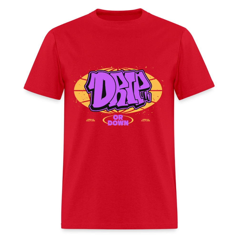 Drip - Graffiti Men's T-Shirt - red