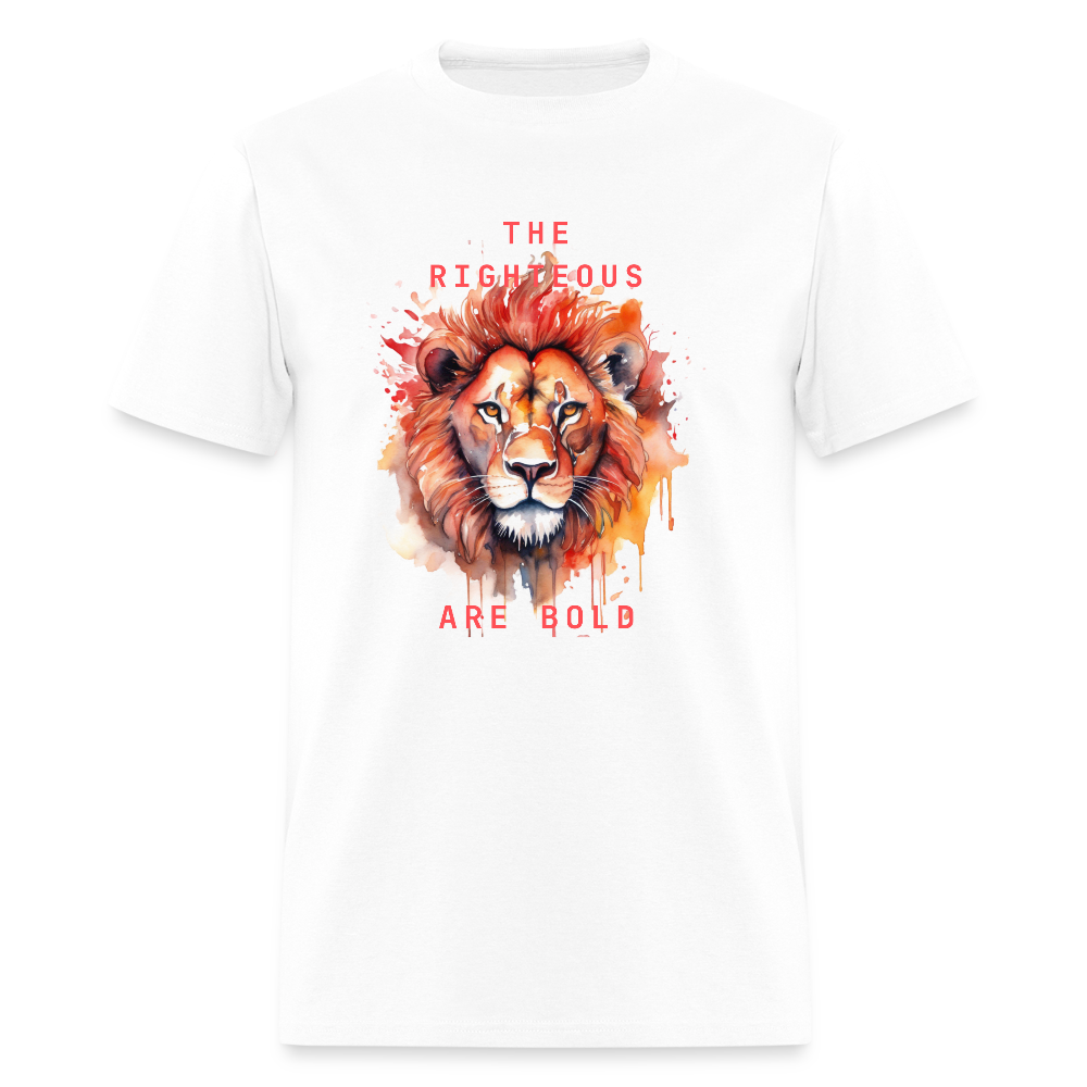 Bold Lion - Men's T-Shirt - white