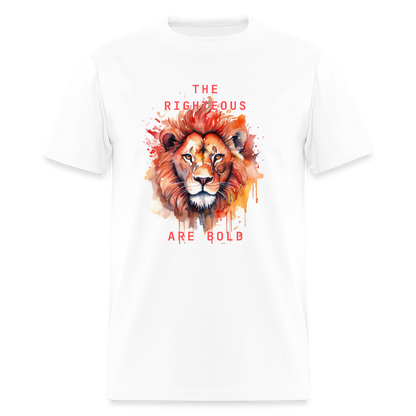 Bold Lion - Men's T-Shirt - white