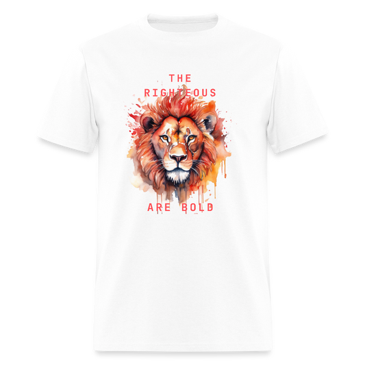 Bold Lion - Men's T-Shirt - white