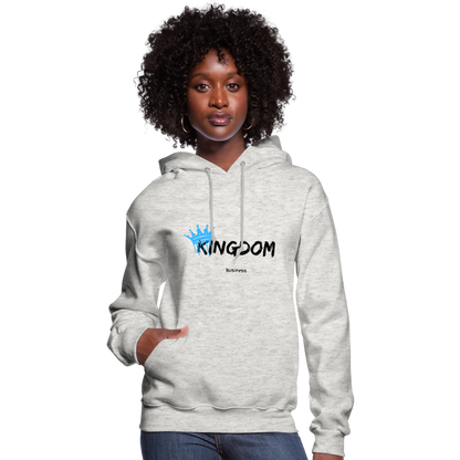 Kingdom Business - Women's Hoodie - heather oatmeal