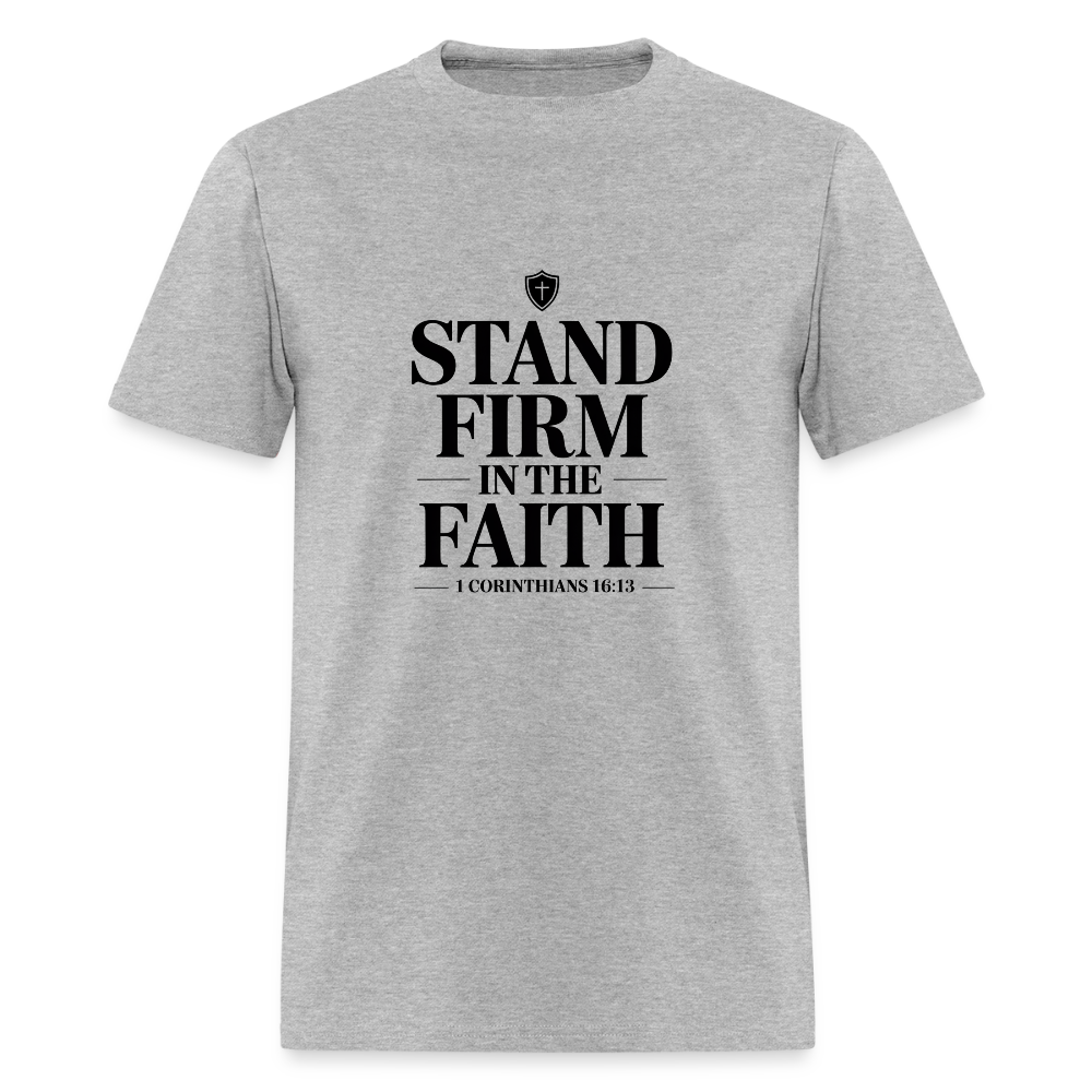 Stand Firm - men's T-Shirt - heather gray