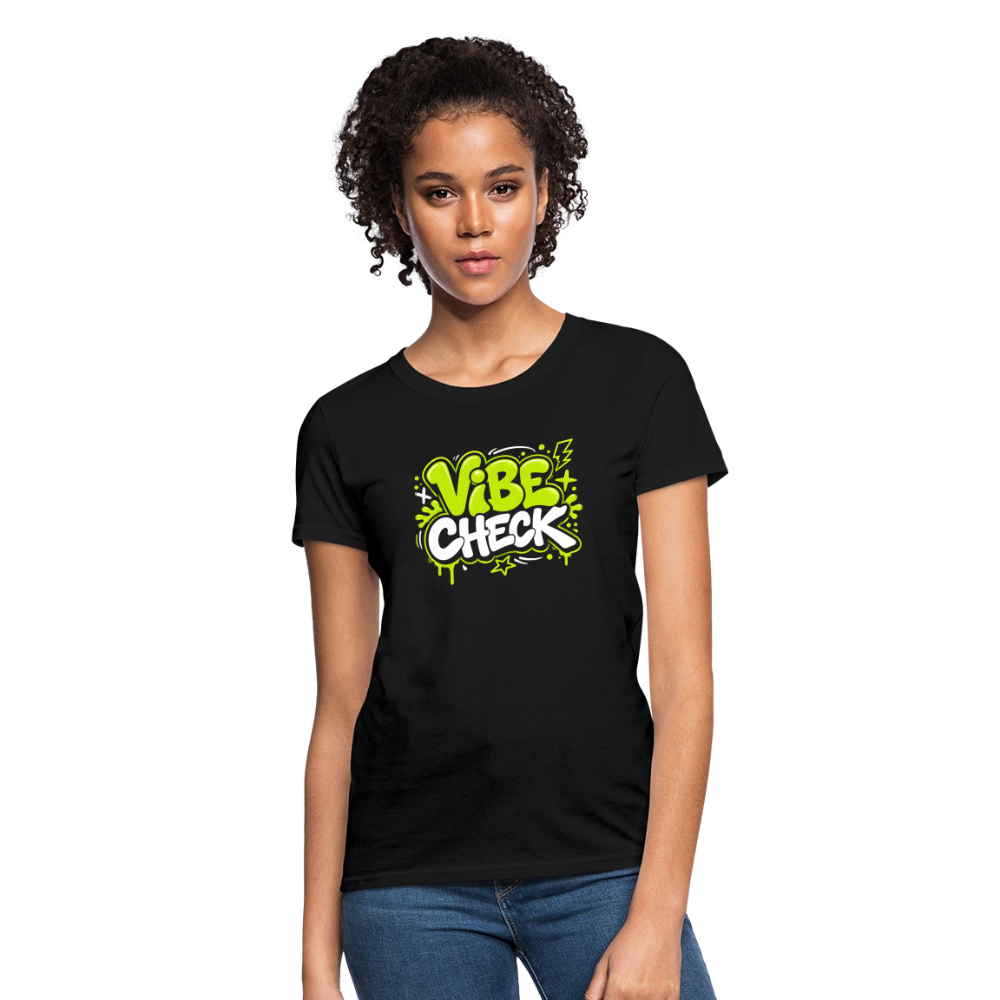 Vibe Check - Graffiti Women's T-Shirt - black