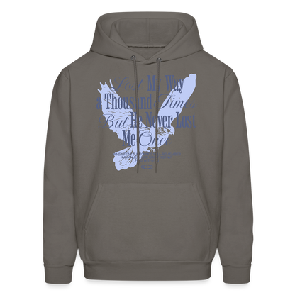 God is with Us - Men's Hoodie - asphalt gray