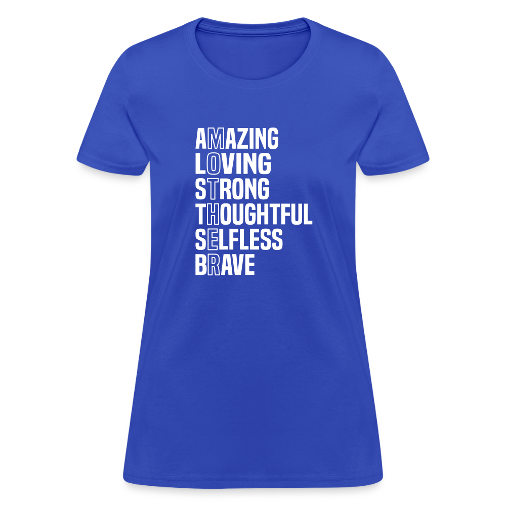 Strong Mother -Women's T-Shirt - royal blue