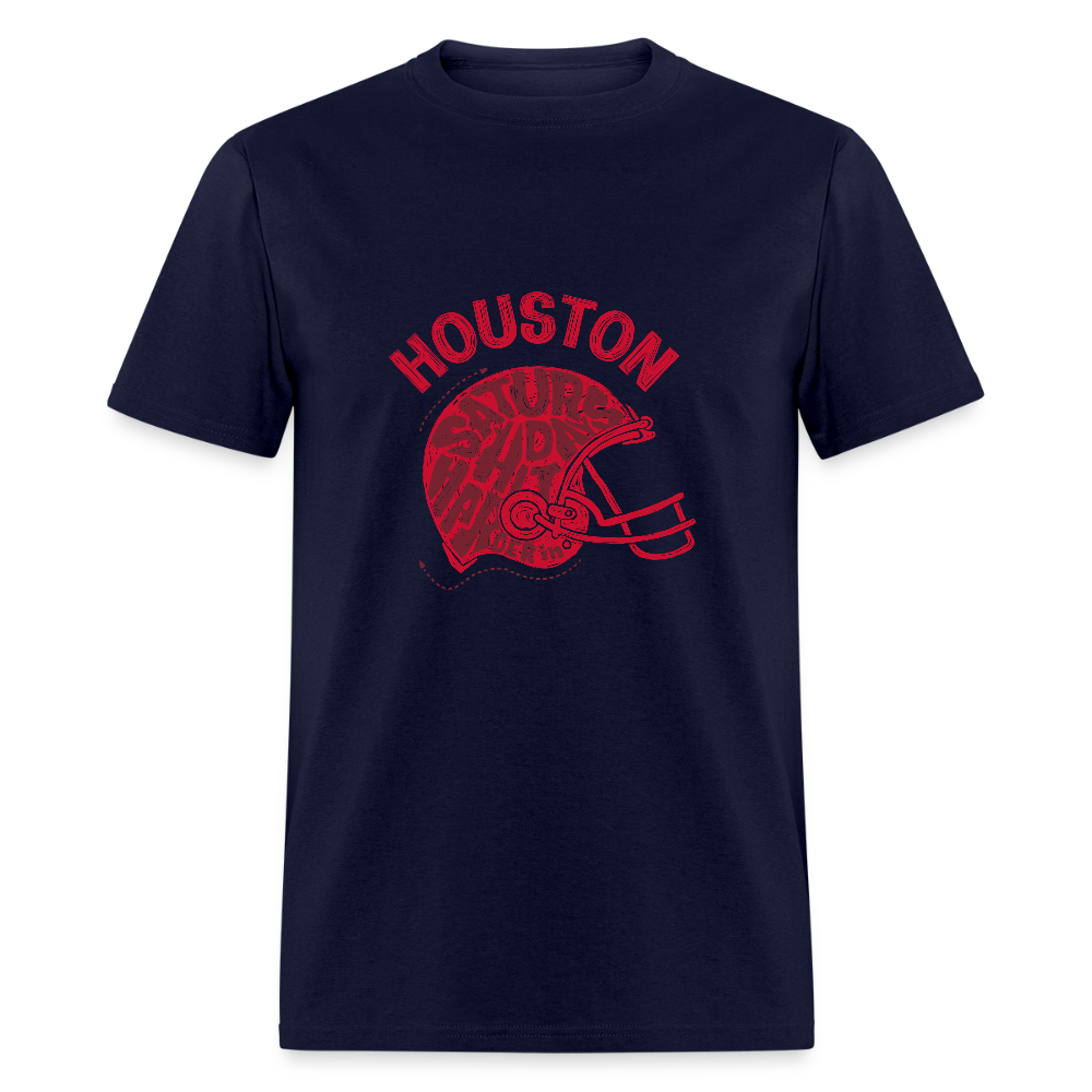 Huston football - Unisex  T-Shirt - navy