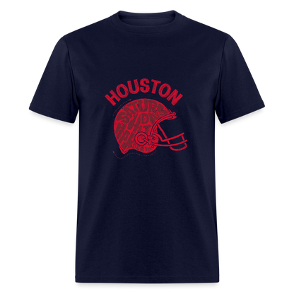 Huston football - Unisex  T-Shirt - navy