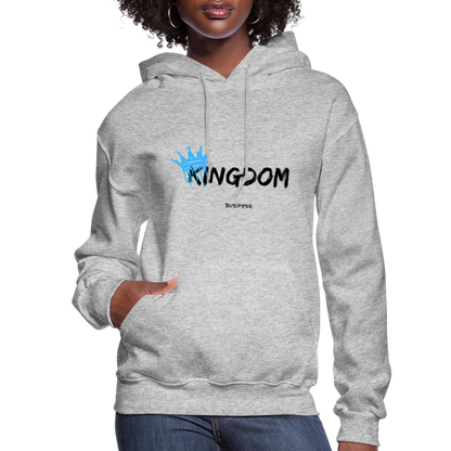 Kingdom Business - Women's Hoodie - heather gray