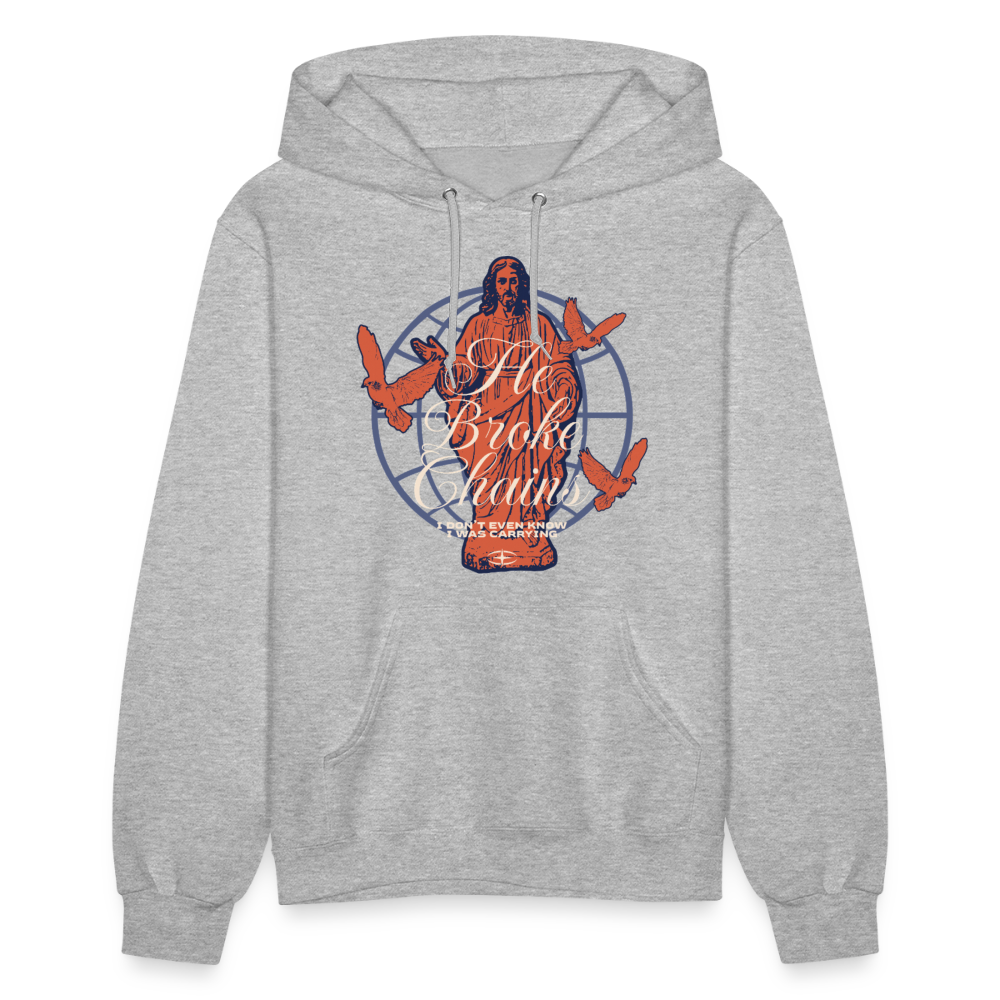 Broken Chains - Women's Hoodie - heather gray
