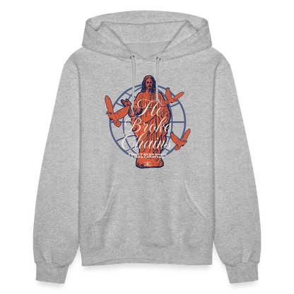 Broken Chains - Women's Hoodie - heather gray