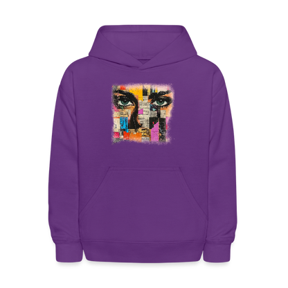 Pop Culture Woman 3 - Kids' Hoodie - purple