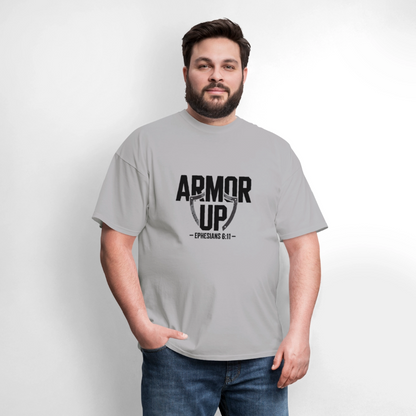 Armor Up - men's t-shirt - gravel 