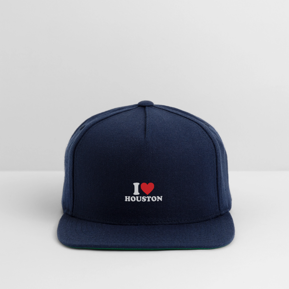 I Love Houston - Snapback Cap - navy
