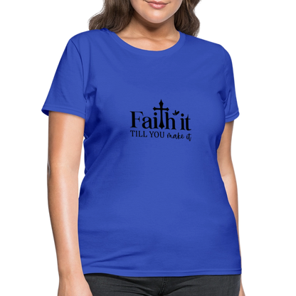 Have Faith - Women's T-Shirt - royal blue