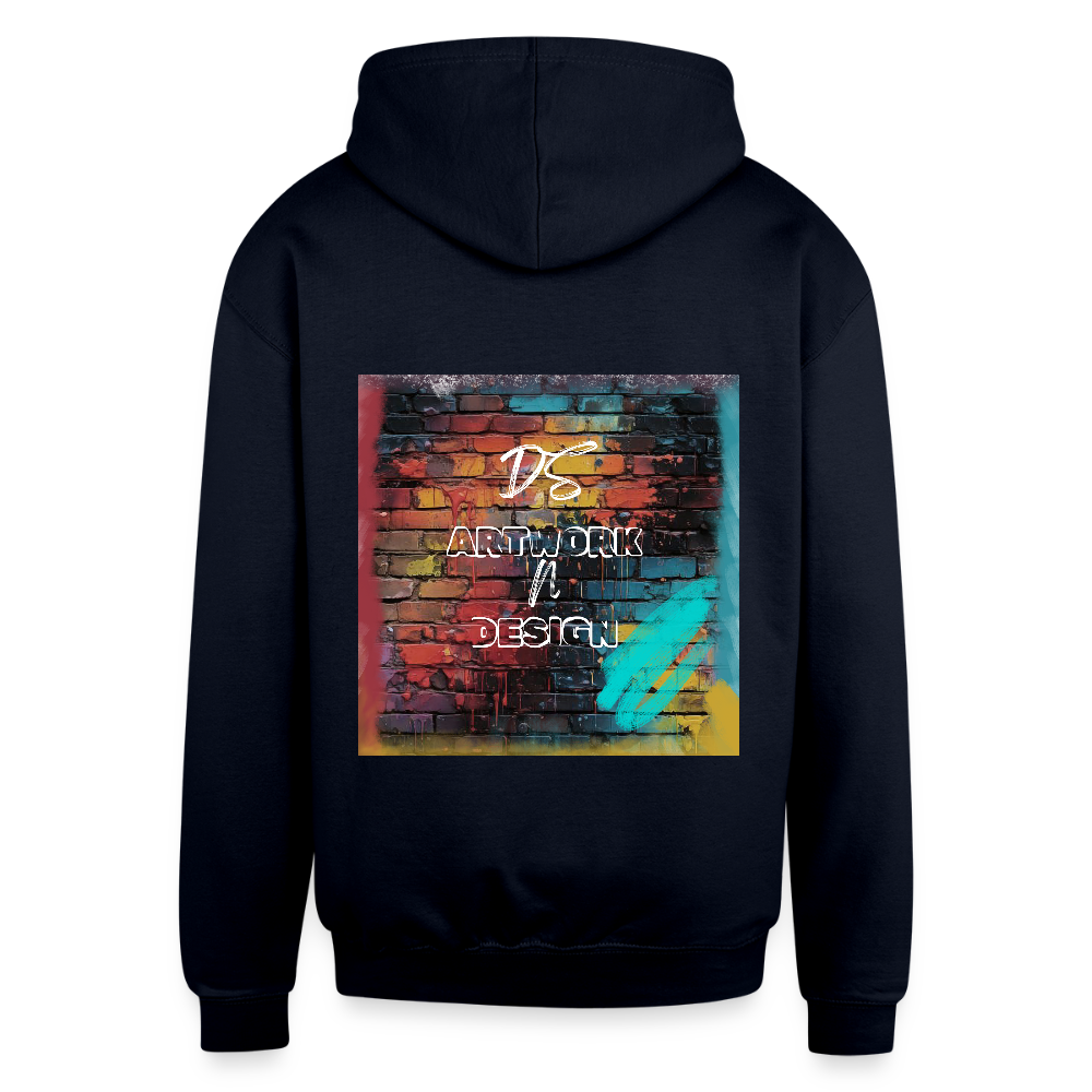 Contrast Hoodie -  HIPHOP LEGENDS - navy/heather gray