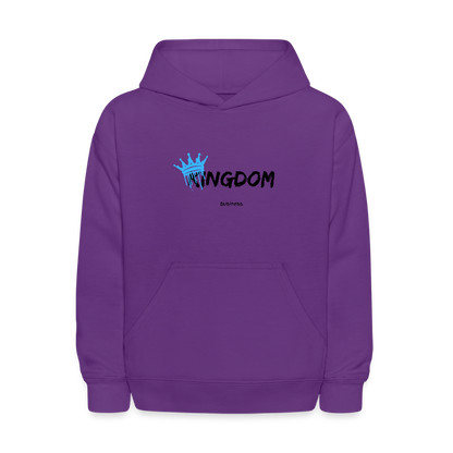 Kingdom Business - Kids' Hoodie - purple