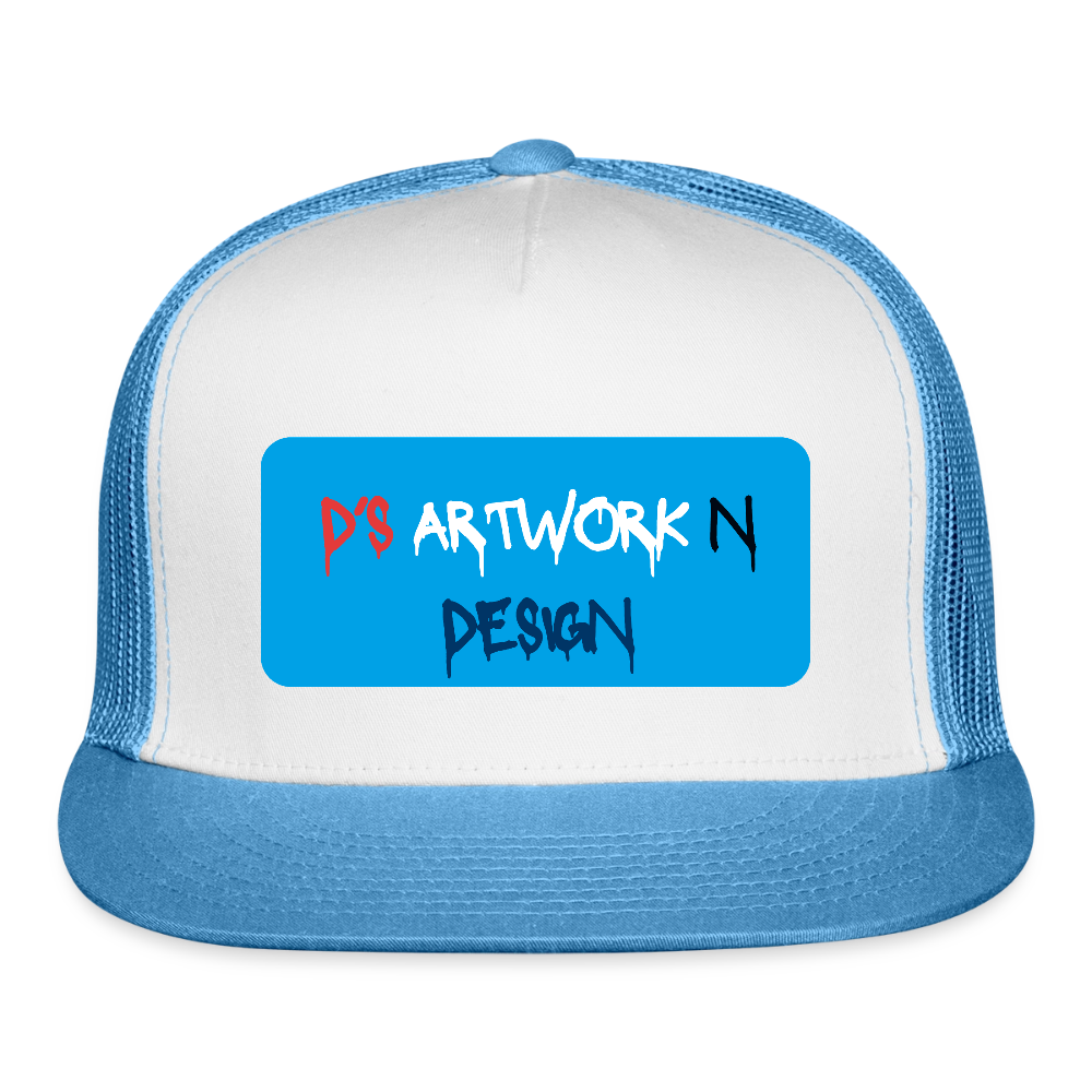 DS Graffiti - Trucker Hat - white/blue