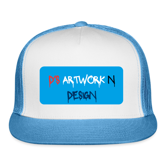 DS Graffiti - Trucker Hat - white/blue