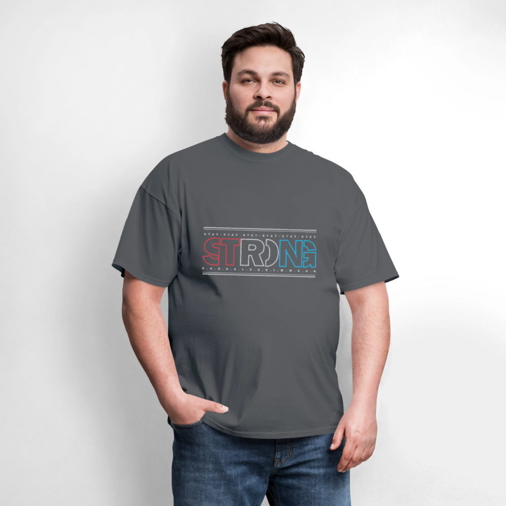 Stay Strong - Men's T-Shirt - charcoal
