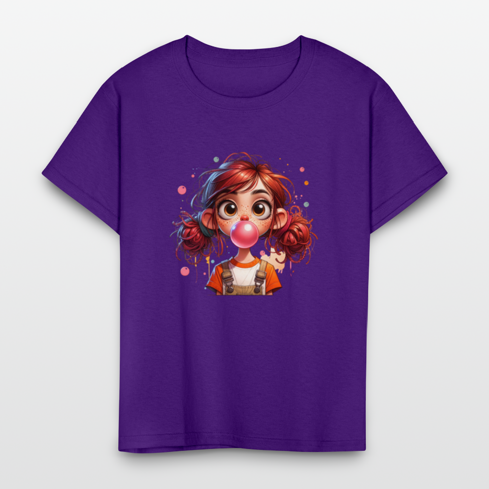 Silly girl - Kids' T-Shirt - purple