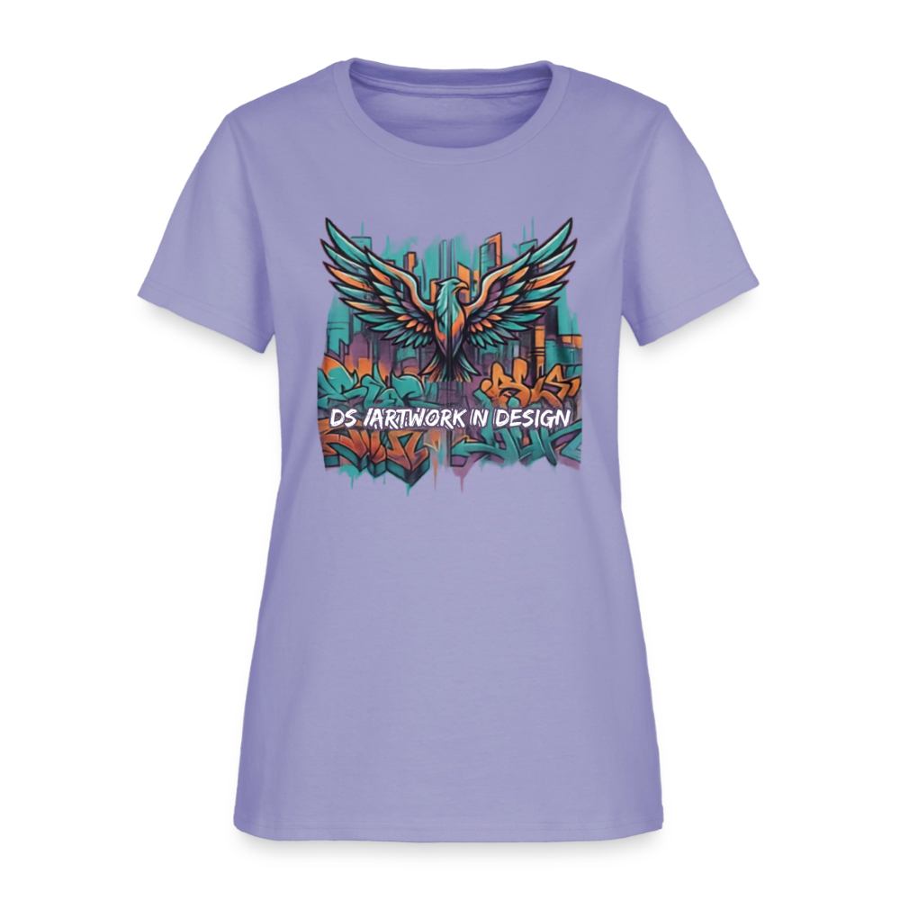 Graffiti Eagle - Women's T-Shirt - lavender