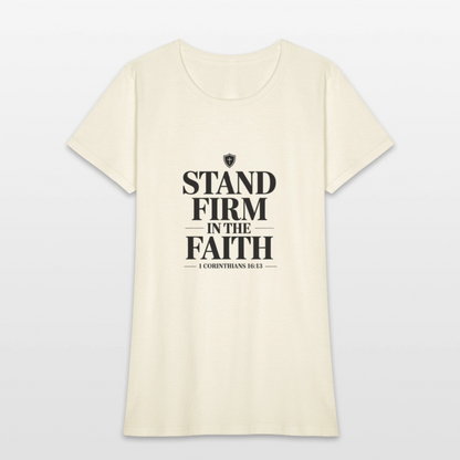 Stand Firm - women's t-shirt - off white