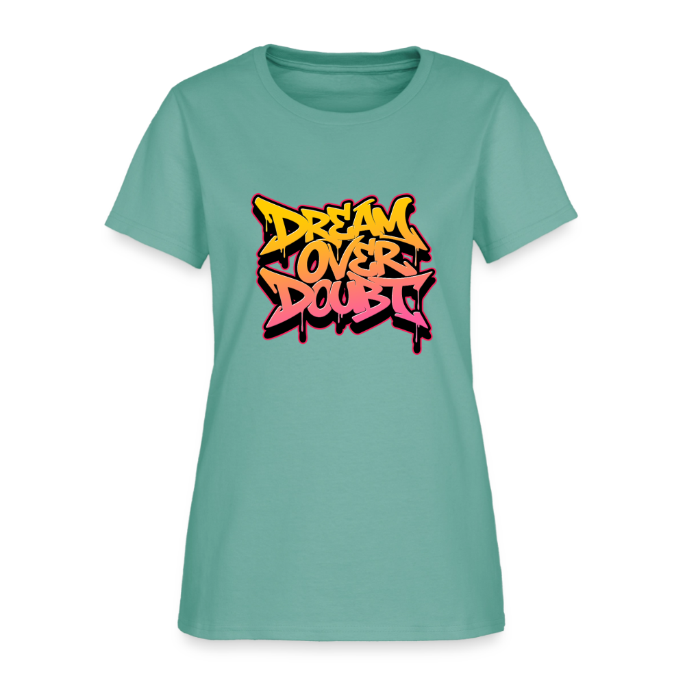 Dream over Doubt - Women's T-Shirt - aquatic