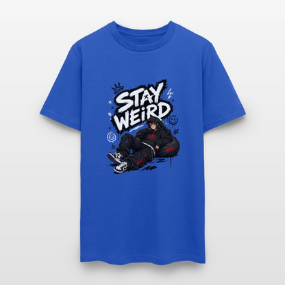 Stay Weird - Graffiti Men's T-Shirt - royal blue