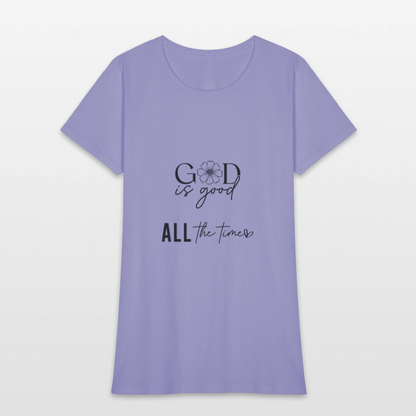 God is Good-Women's short Sleeve T-Shirt - lavender