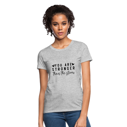 You are Strong - Women's T-Shirt - heather gray