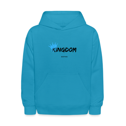 Kingdom Business - Kids' Hoodie - turquoise