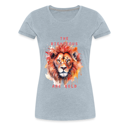 Bold Lion - Women’s T-Shirt - heather ice blue