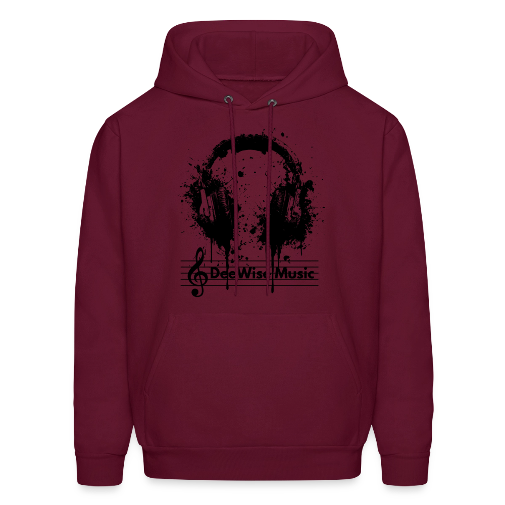DeeWise Music - Men's Hoodie - burgundy