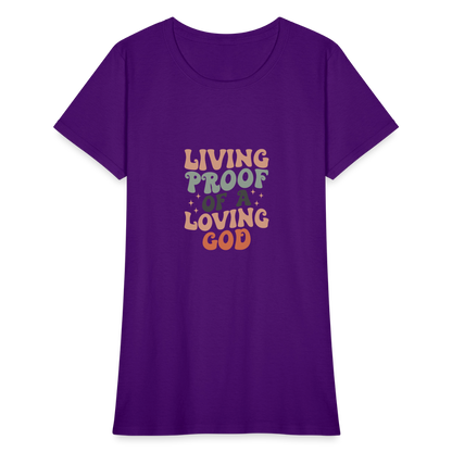 Living Proof - Women's T-Shirt - purple