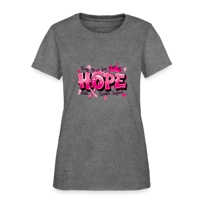 Hope - Women's T-Shirt - graphite heather