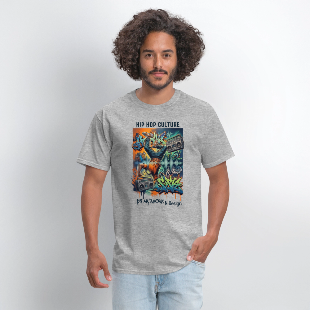 Hip Hop Culture - Men's T-Shirt - heather gray