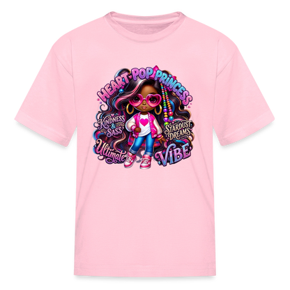 Black Girl Power - Princess Kids' T-Shirt - pink