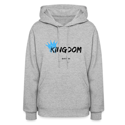 Kingdom Business - Women's Hoodie - heather gray