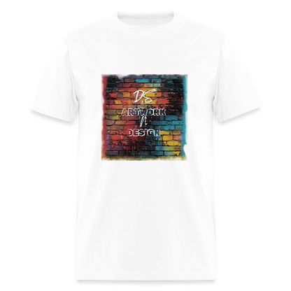 Brick Wall Artwork - Men's Tee - white