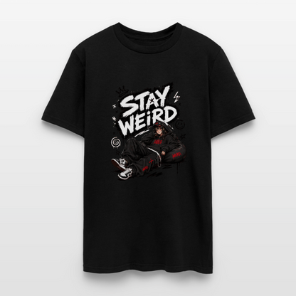 Stay Weird - Graffiti Men's T-Shirt - black