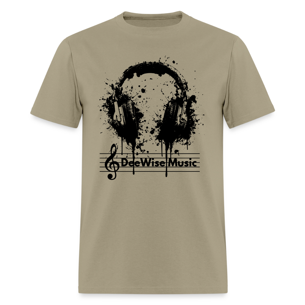 DeeWise Music - Headphones T-Shirt - khaki