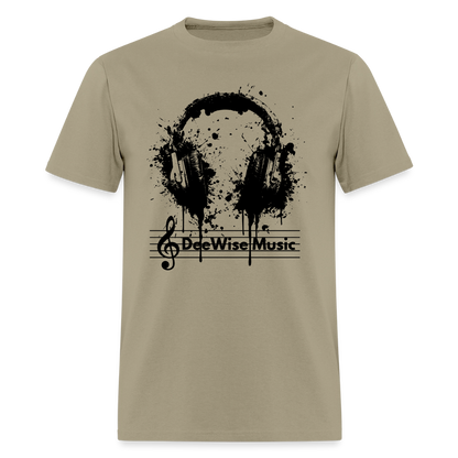 DeeWise Music - Headphones T-Shirt - khaki