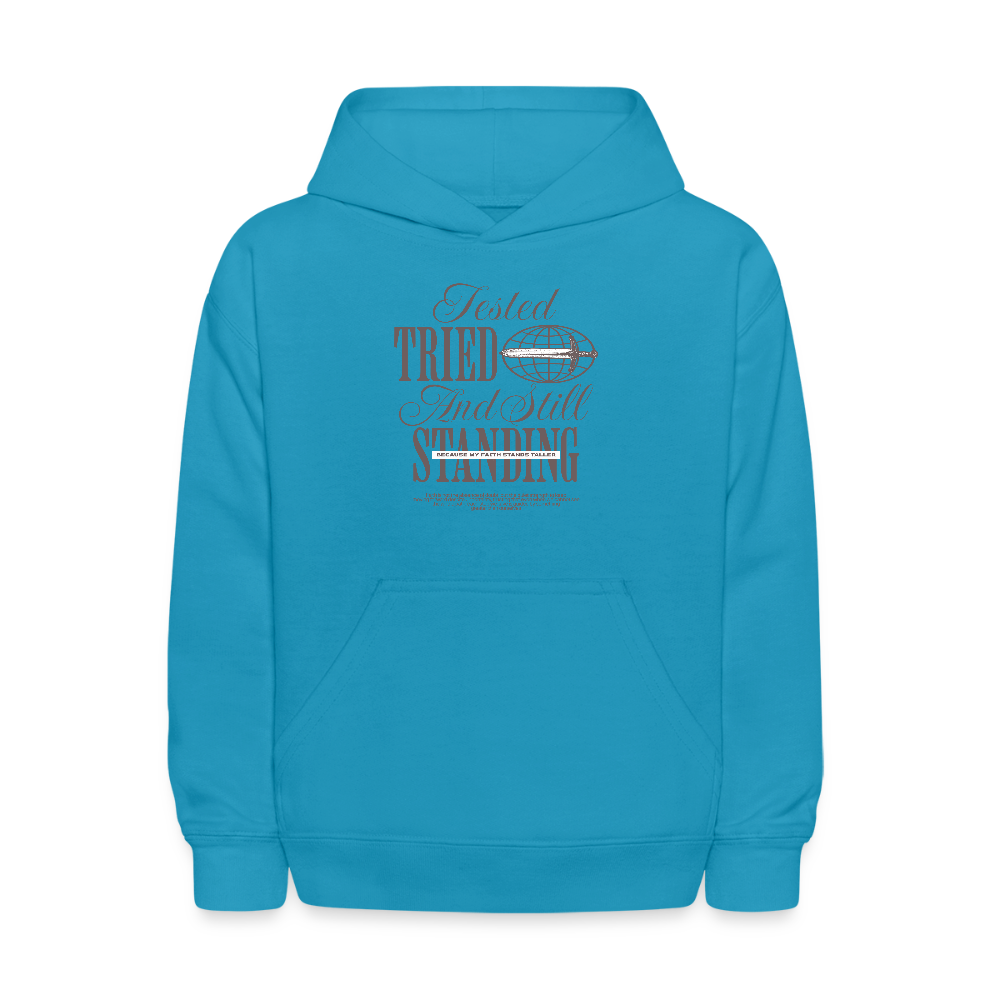 Still Standing - Kids' Hoodie - turquoise
