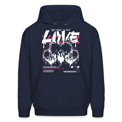 Heart of fire - Men's Hoodie - navy